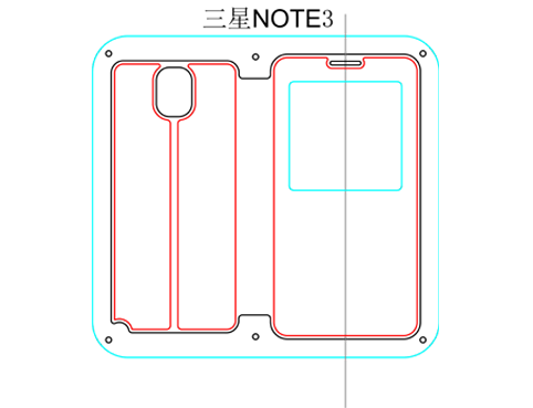 手机皮套出格打版